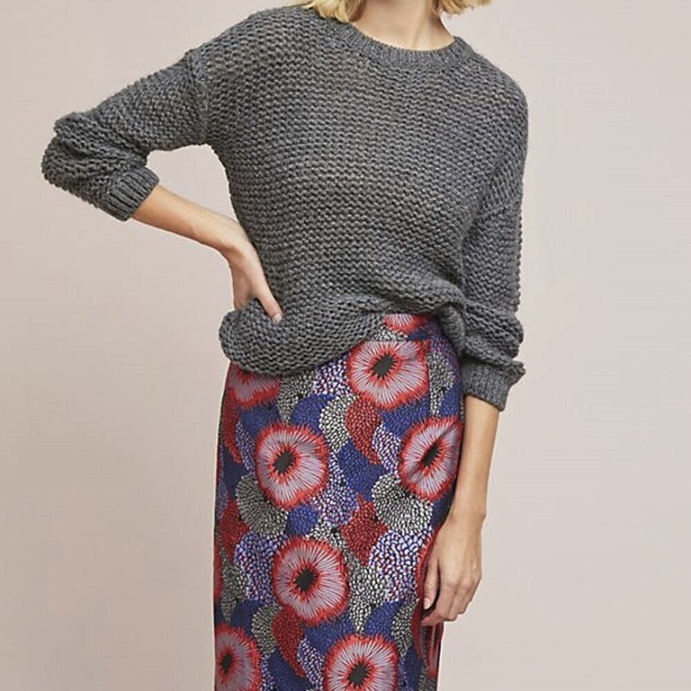 NWT Anthropologie Monello Jacquard Pencil Skirt by ISLA MAUDE​